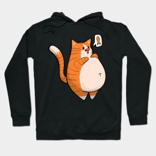 Ginger Chonky Cat Hoodie